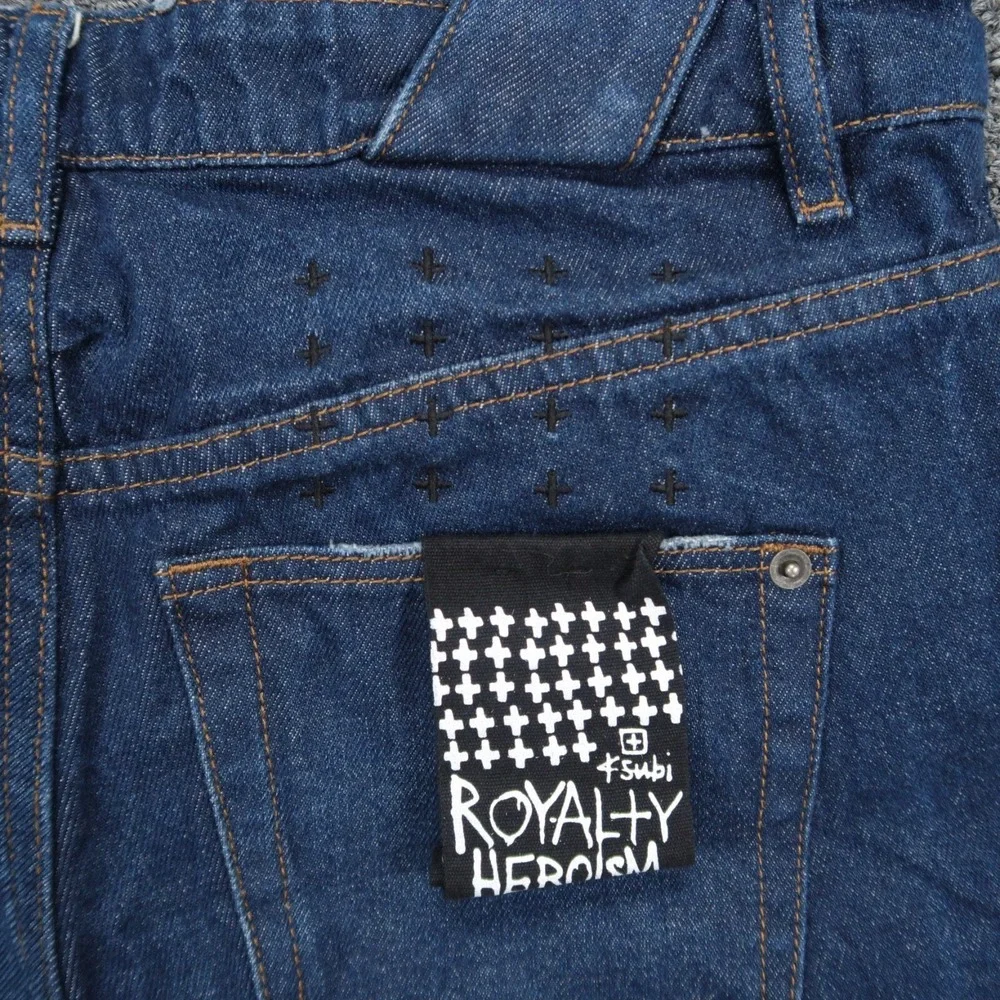 KSUBI Jeans Mens 30x31 Blue Chitch Real Deal Denim Button‎ Fly Tapered